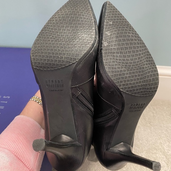 Stuart Weitzman Nyer Black Nappa To The Knee Boots EUC Like New Size 7 - Picture 6 of 10